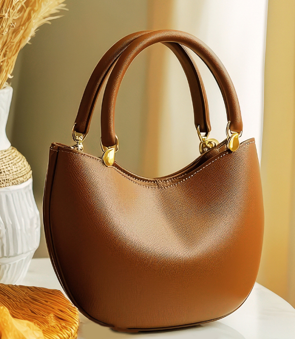 Cognac Crescent Bag Thumbnail